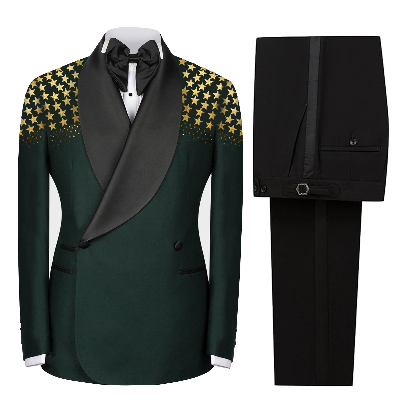 

Элегантные мужские костюмы, свадебные смокинги для жениха, комплект из 2 предметов, мужские пиджаки для выпускного вечера, тонкие мужские костюмы на заказ