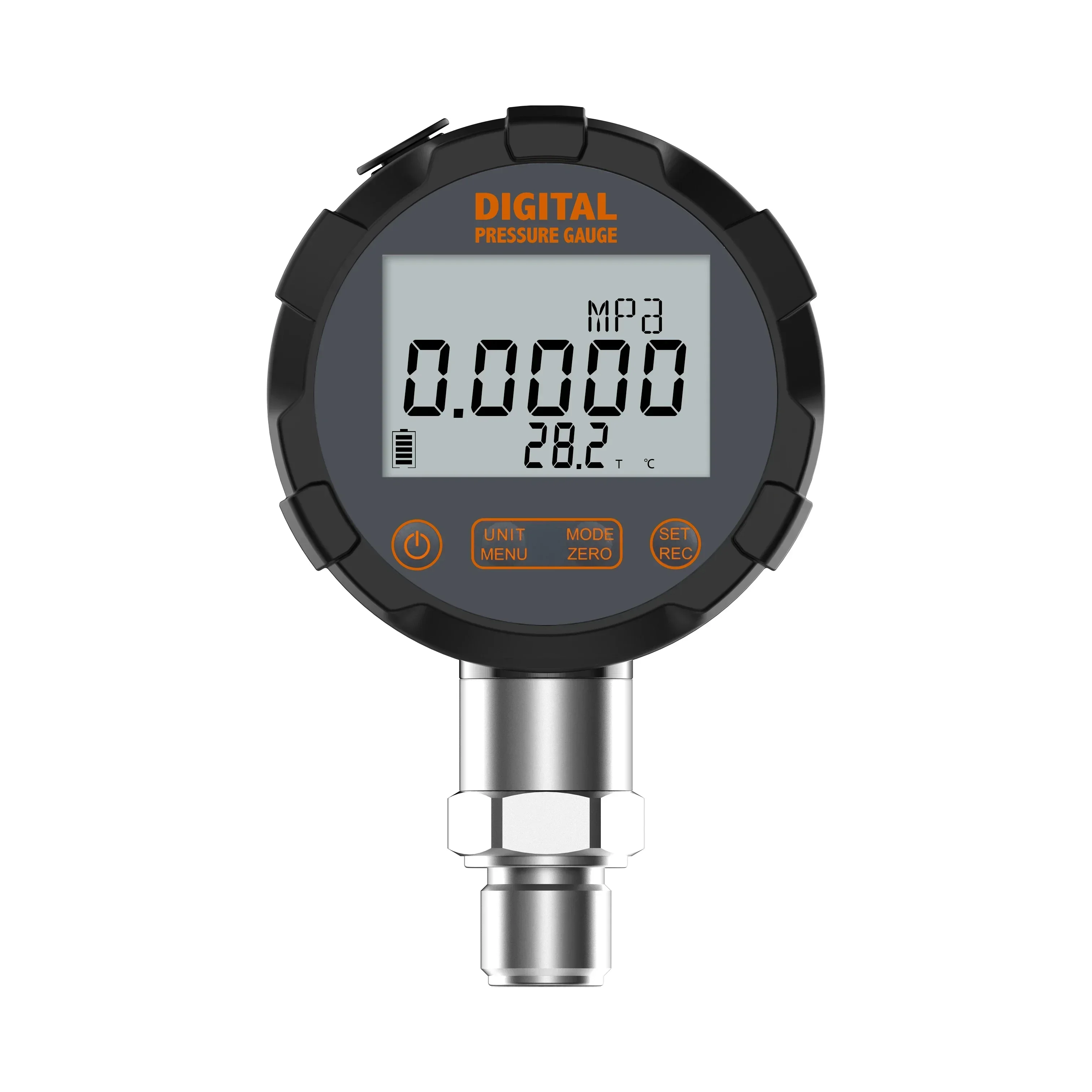 

0.05%FS 330 Rotation Datalogger Wireless Digital Pressure Gauge For Lab MD-S211 Rechargeable Battery Powerd Type-C