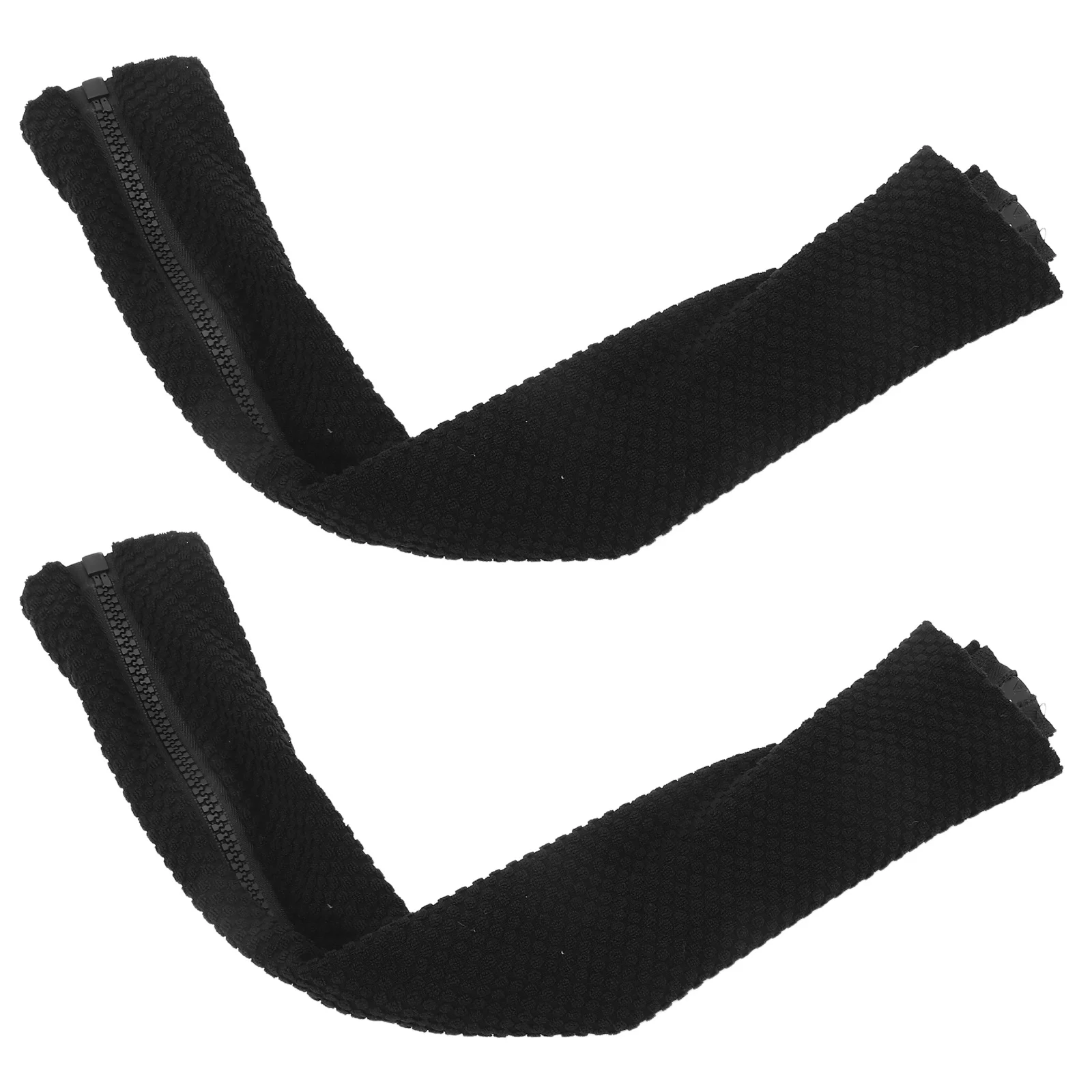 

2Pairs Office Chair Arm Covers Elastic Stretchable Washable Zipper Protectors for Swivel Gaming Office Chairs Armrest Cover