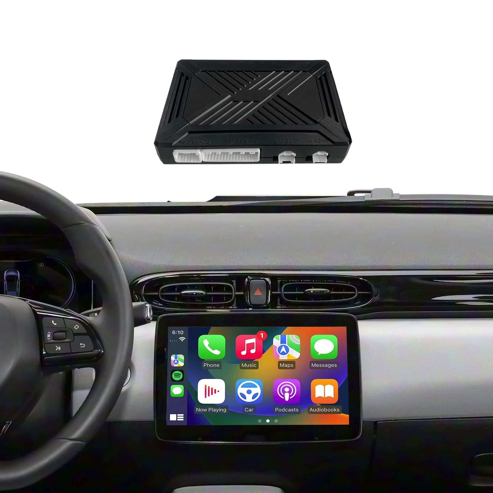 

Беспроводной CarPlay и Android Auto для LeapMotor T03, сохраняет функции OEM, экран без замены