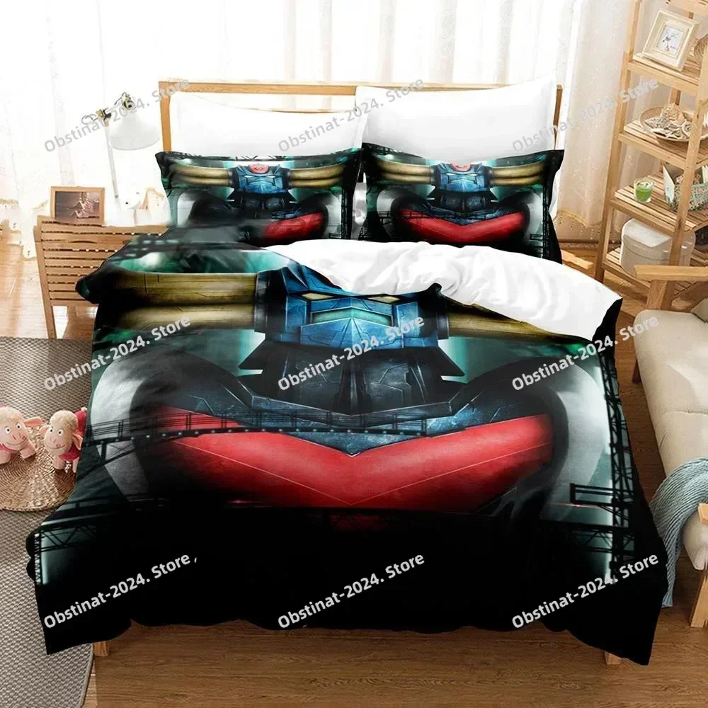 Top 2025 Goldorak Grendizer Bedding Set Duvet Cover Bedroom Comforter Covers For Single Twin King Size Quilt Cover Home Textile