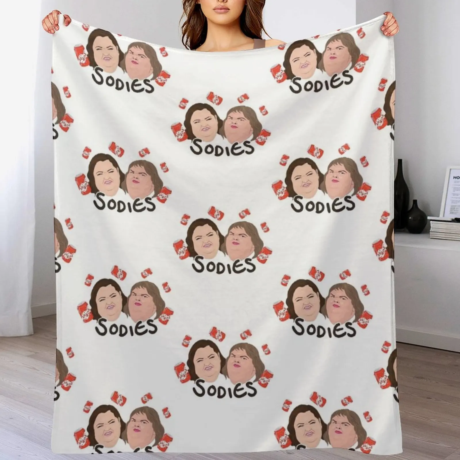 1000 lb Sisters Throw Blanket Warm Napping Blanket for Office Couch Bed