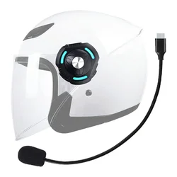 Motorcycle Helmet Bluetooth Headsets Bluetooth 5.3 Waterproof Bone Conduction Motorcycle Bluetooth Speaker with DSP Microphone