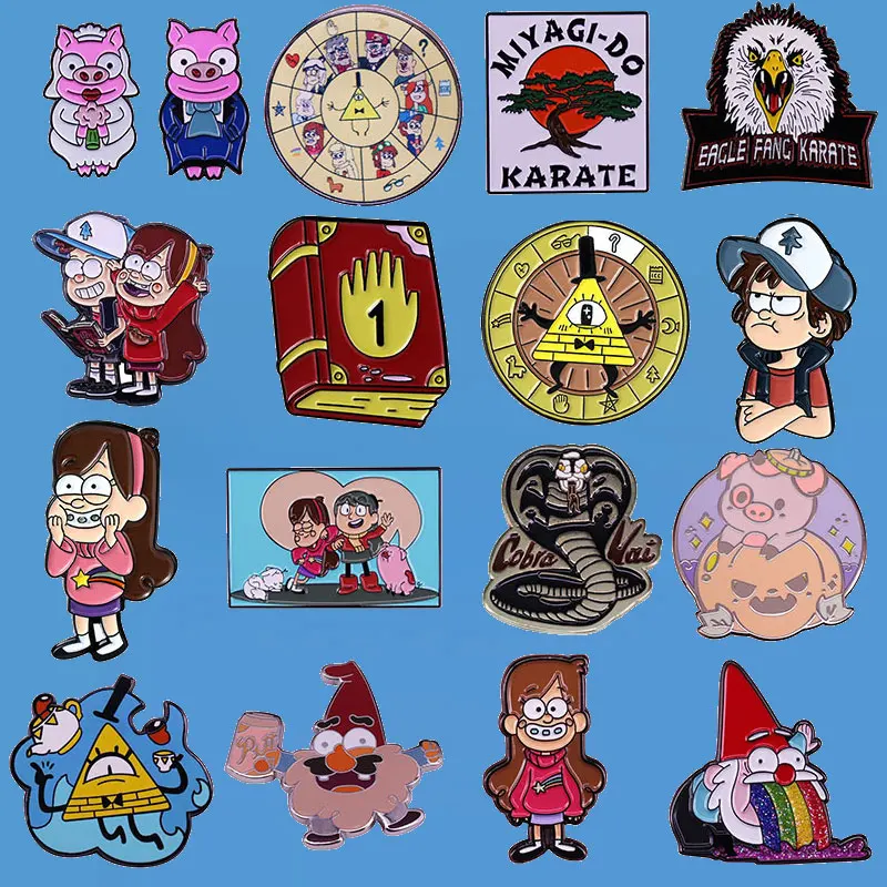 

Gravity-Falls Enamel Pin Brooches For Women Lapel Pins Cute Pig Badge on Backpack Clothes Accessories Fashion Jewelry Gifts