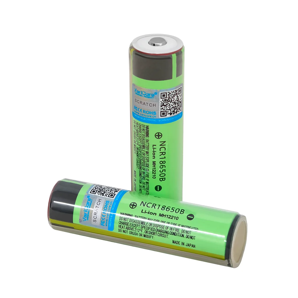 100% New secure Original NCR18650B 3400mAh 18650 Rechargeable Battery with PCB 3.7v for Flashlight batteries