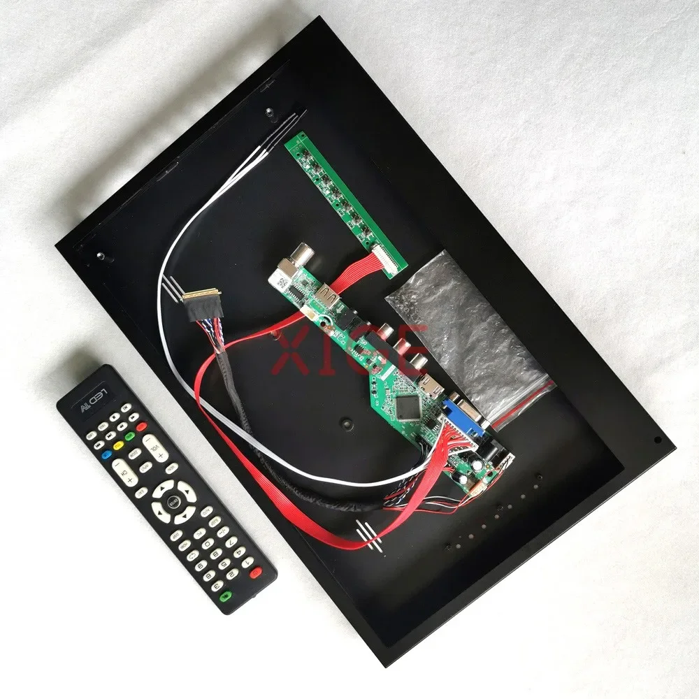 

Control Board+Metal Case Kit Fit LP156WH3-TLA1/TLL1/TLS1/TLT1 15.6" LVDS 40 Pin Analog TV 1366x768 Laptop Screen HDMI+VGA+AV+USB
