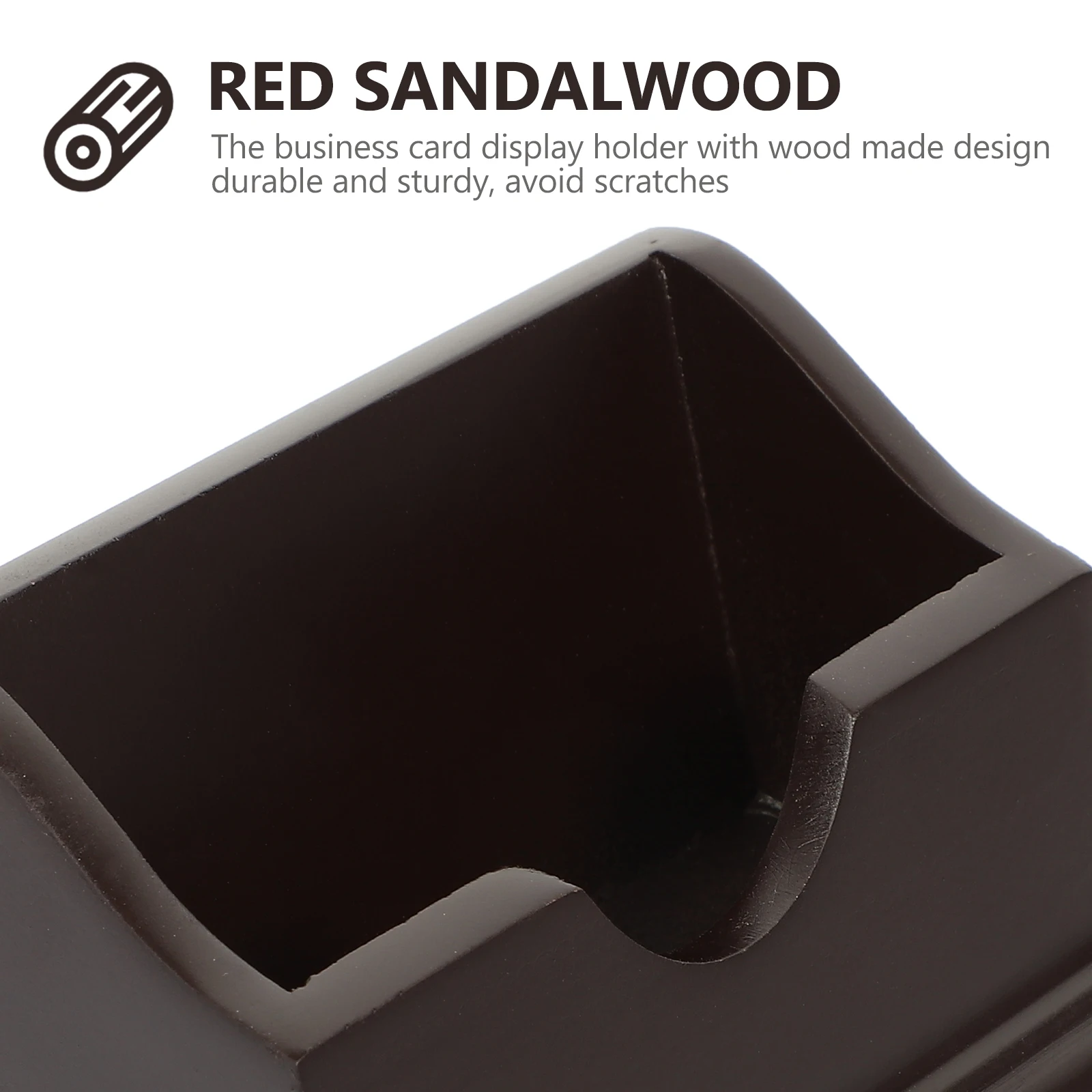 

Business Card Holder Wooden Desktop Organizer For Office Name Cards Storage Stand Multi-Grid Cards Holder For Office