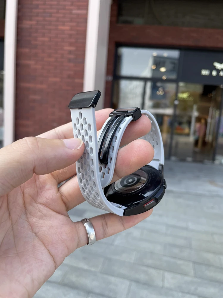 Magnetische Armbänder für Samsung Galaxy Watch 7 6 5 4 FE 40 mm 44 mm/6 Classic/5 Pro Handgelenkarmband ohne Lücken Correa Galaxy Watch 7 Band