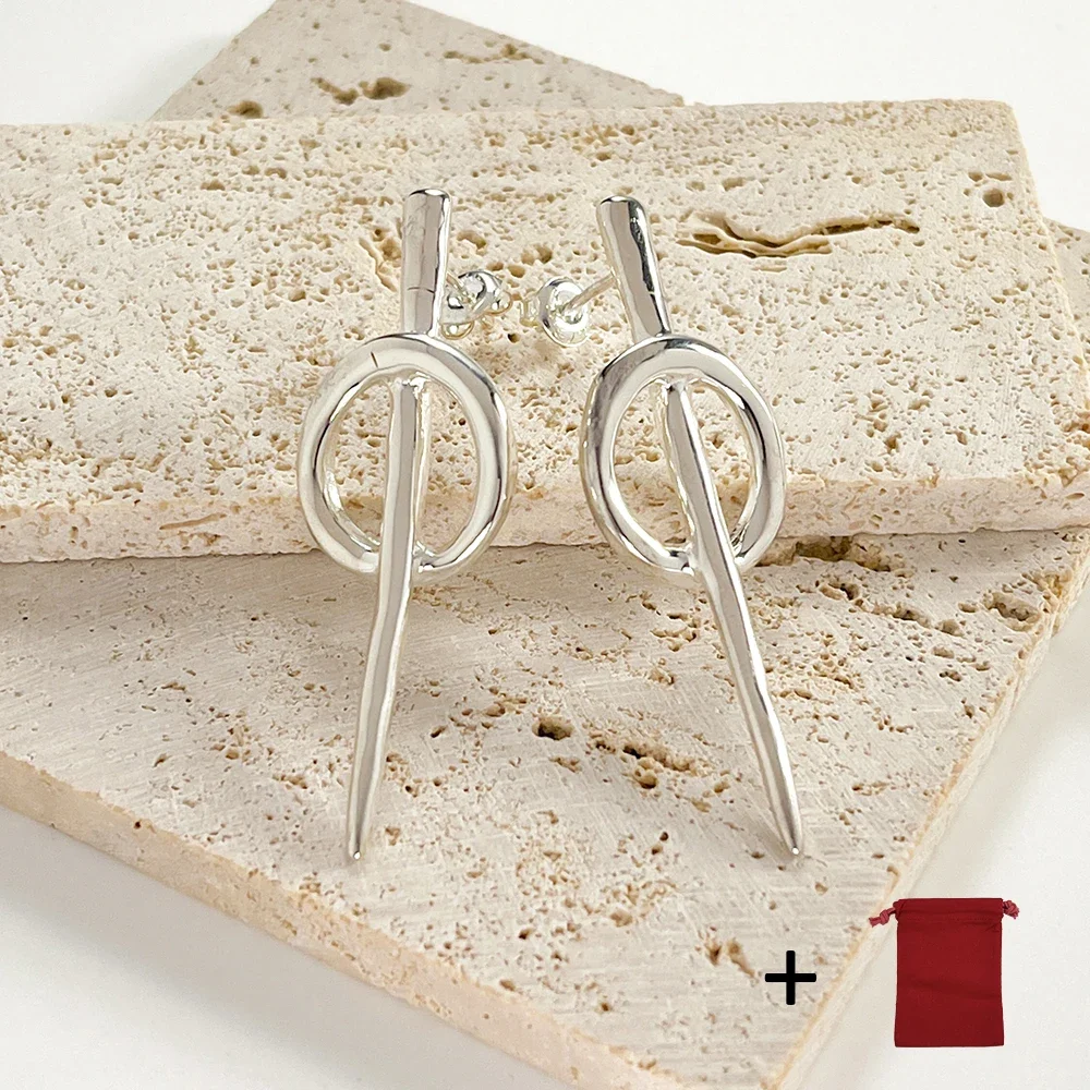 

Uno De 50 Tube Hoop Earrings with original logo,exquisite jewelry gifts,Spanish fashion,hot sale,silver color,
