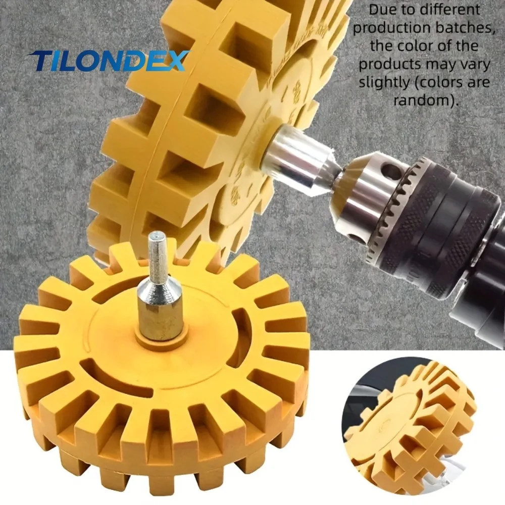 TILONDEX Multi-Functional Rubber Eraser Wheel for Cars RVs Trucks - Easy Sticker Label Pattern Removal