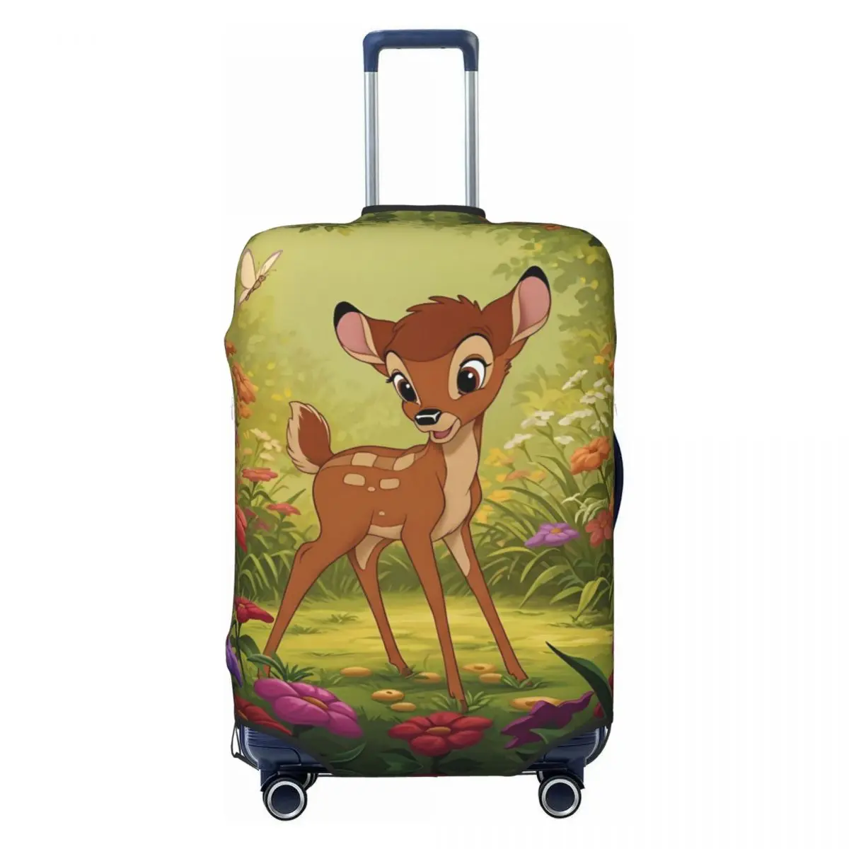 

Custom Bambi Luggage Cover Funny Kawaii Cartoon Anime Suitcase Protector Covers Suit For 18-32 inch
