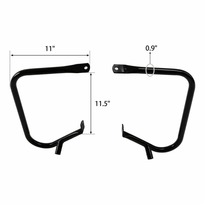Motorcycle Saddlebag Bags Guard Bracket For Harley Davidson Touring Models Electra Street Glide Road King 1997-2013