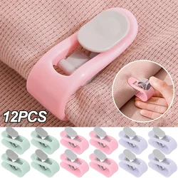 12PCS Bedroom Bed Sheet Clips Quilt Holder Non-slip Quilt Blanket Clip Curtain Blankets Quilt Cover Clip Fastener Fixer Device