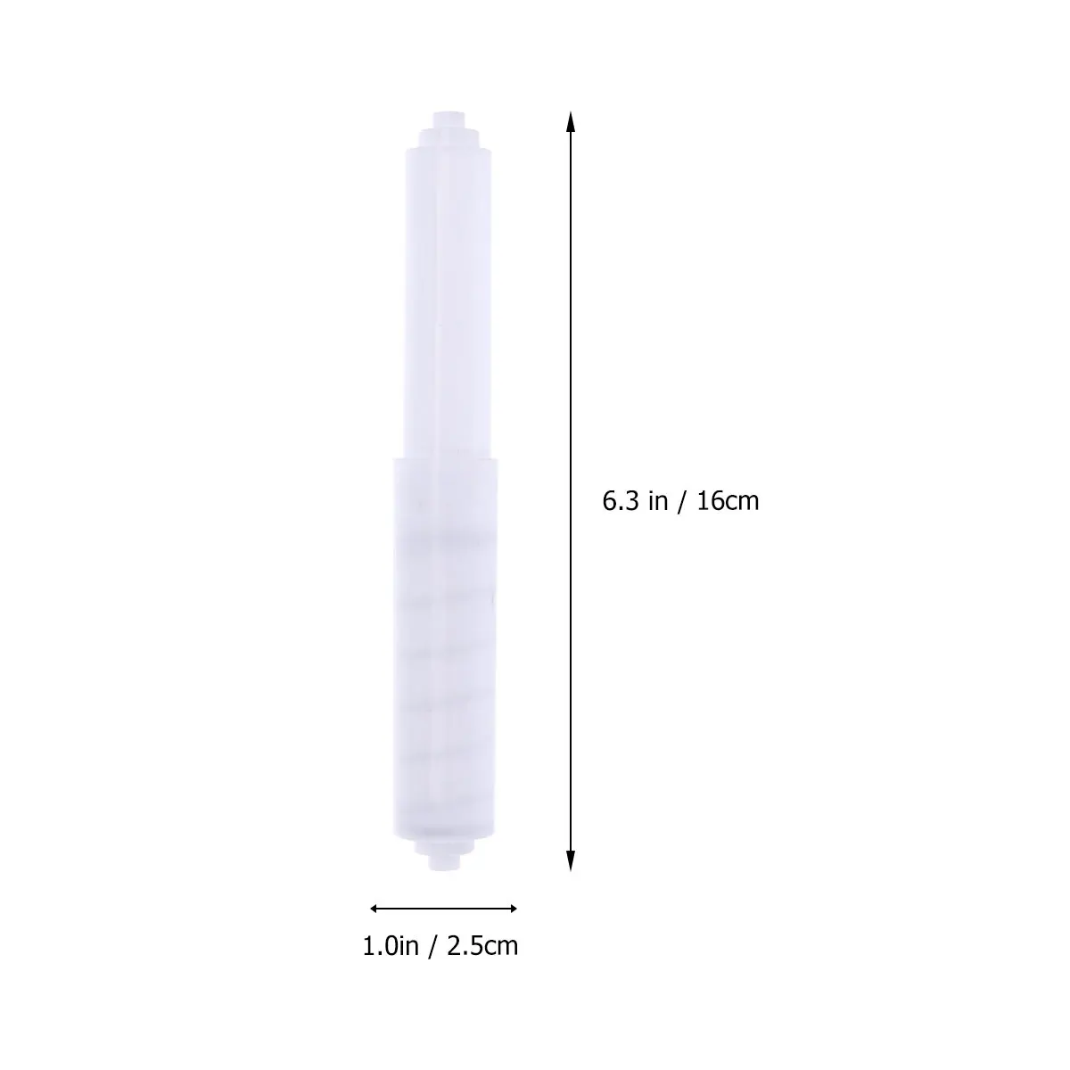 

10pcs White Plastic Toilet Paper Holder Rollers Reusable Bathroom Replacement Spring Loaded Fit Secure Paper Craft
