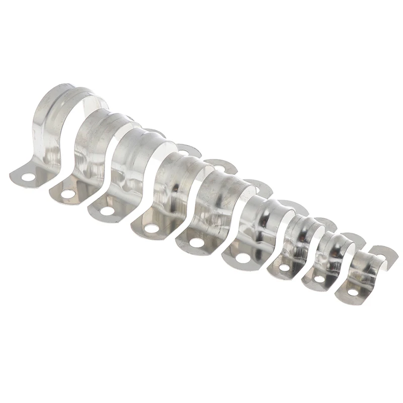 10pcs U Shaped Saddle Clamp Water Hose Tube Pipe Clips Water Filter  32mm New Suitable for Piping