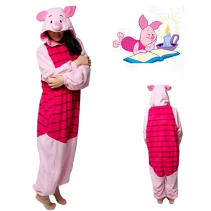 Pijama duplo onze Disney Winnie the Pooh Tigger Stitch Mickey Mouse Pijama de uma peça masculino/feminino conjunto de Halloween 8 principais vendas pijama do pooh - №4