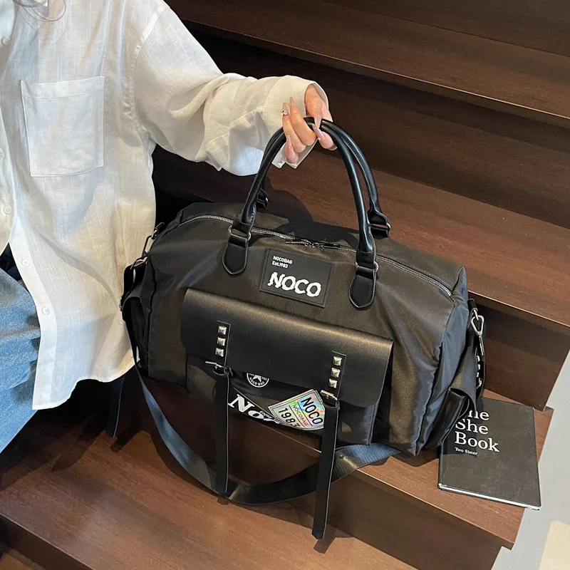 new-large-capacity-yoga-fitness-bag-fashionable-single-shoulder-storage-luggage-bag-short-trip-outdoor-hand-travel-bag