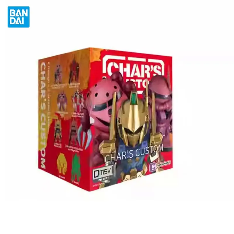 Bandai Gacha Capsule aveugle boîte GUNDAM Char Aznable ZAKU CHAR'S Z'GOK Z'GOK métallique SAZABI Anime Figure jouet pour les collectionneurs