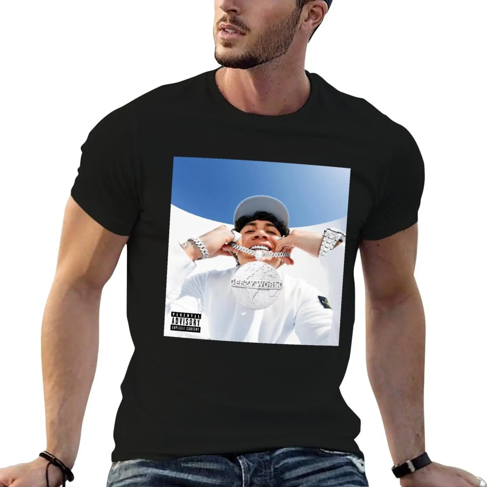 

ohgy wrld T-Shirt man t shirts for men anime tshirt man t shirt heavy cotton T-shirt