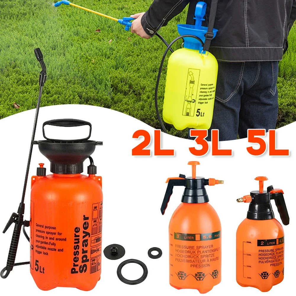 2L 3L 5L Pressure Garden Sprayer Irrigation Watering Can Pressure Spray Bottle for Lawn Garden Care Manual Pump Pressure Sprayer