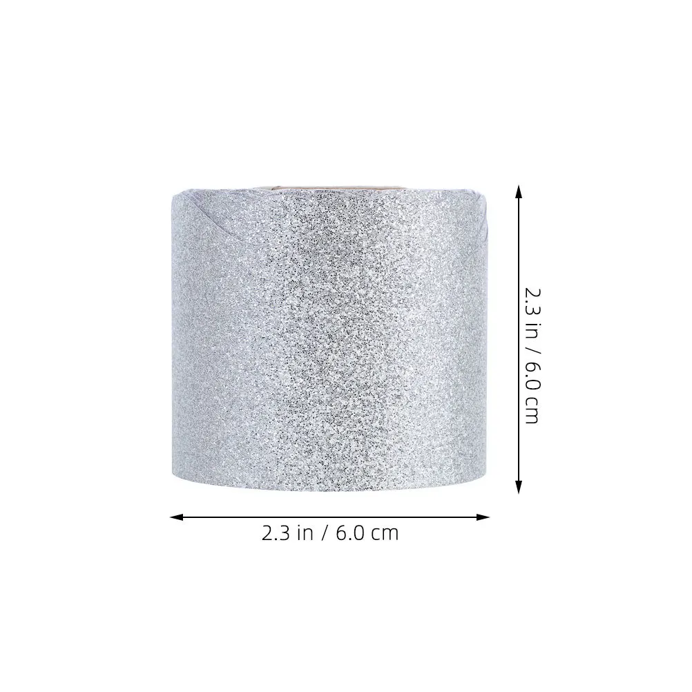 2-rollen glitter klaslokaal schoolbordranden decoratieve prikbordversiering schoolkantoor geschulpte randen sprankelende glitterversiering