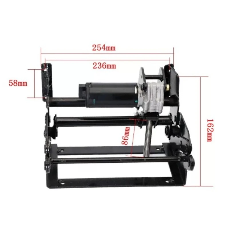 Electric Push Rod Leg Support for Vehicle Seat, Footrest Extension Cushion