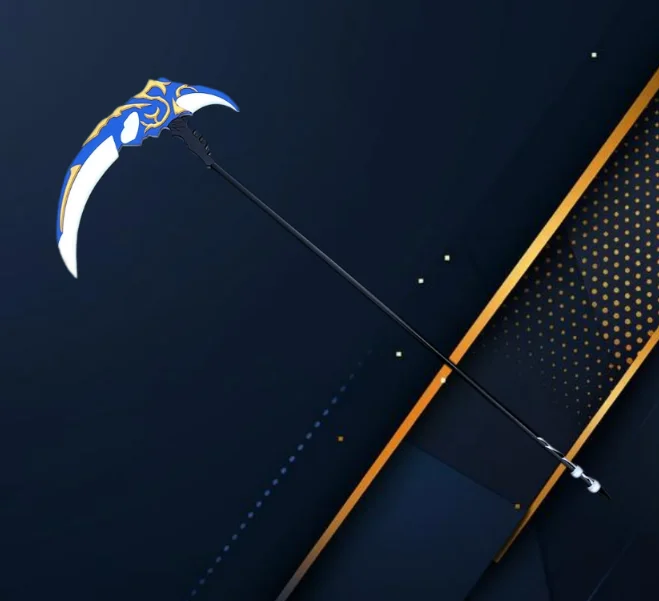 

Library of Ruina Argalia Scythe Cosplay Sickle Props Specialized Weapons Replica for Halloween Carnival Fancy Party Accessory