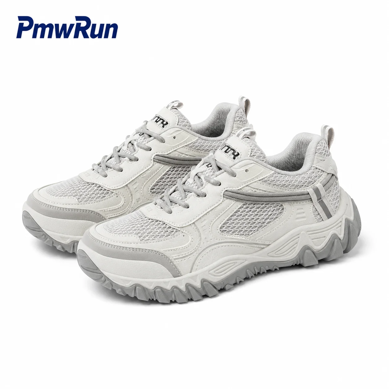 

Trend Fashion Sport Shoes For Women PU Leather Mesh Breathable Outdoor Female Running Footwear Anti-slippery Women's Sneakers