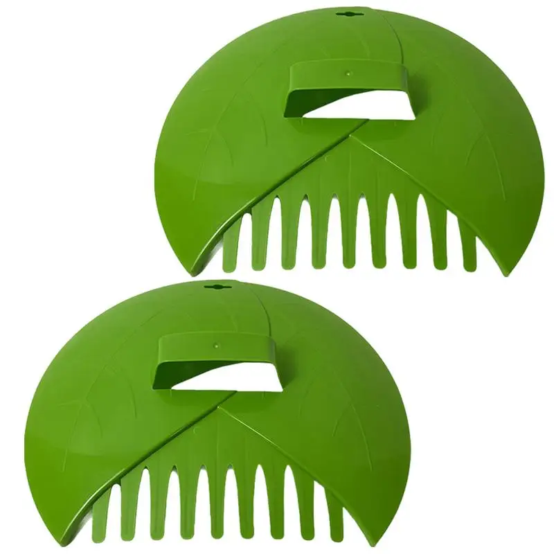 Leaves Scooper 2pcs Lightweight Garden Leaves Scoops Leaves Picker Upper Grabber Leaves Grabber Claws Leaves Cleaning Tongs For