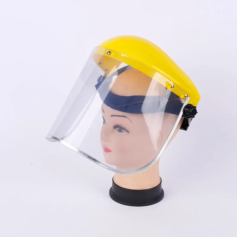 Anti-Saliva Windproof Dust Proof Face Mask Transparent PVC Safety Face Shield Screen Spare Visors Respiratory Tract Protection