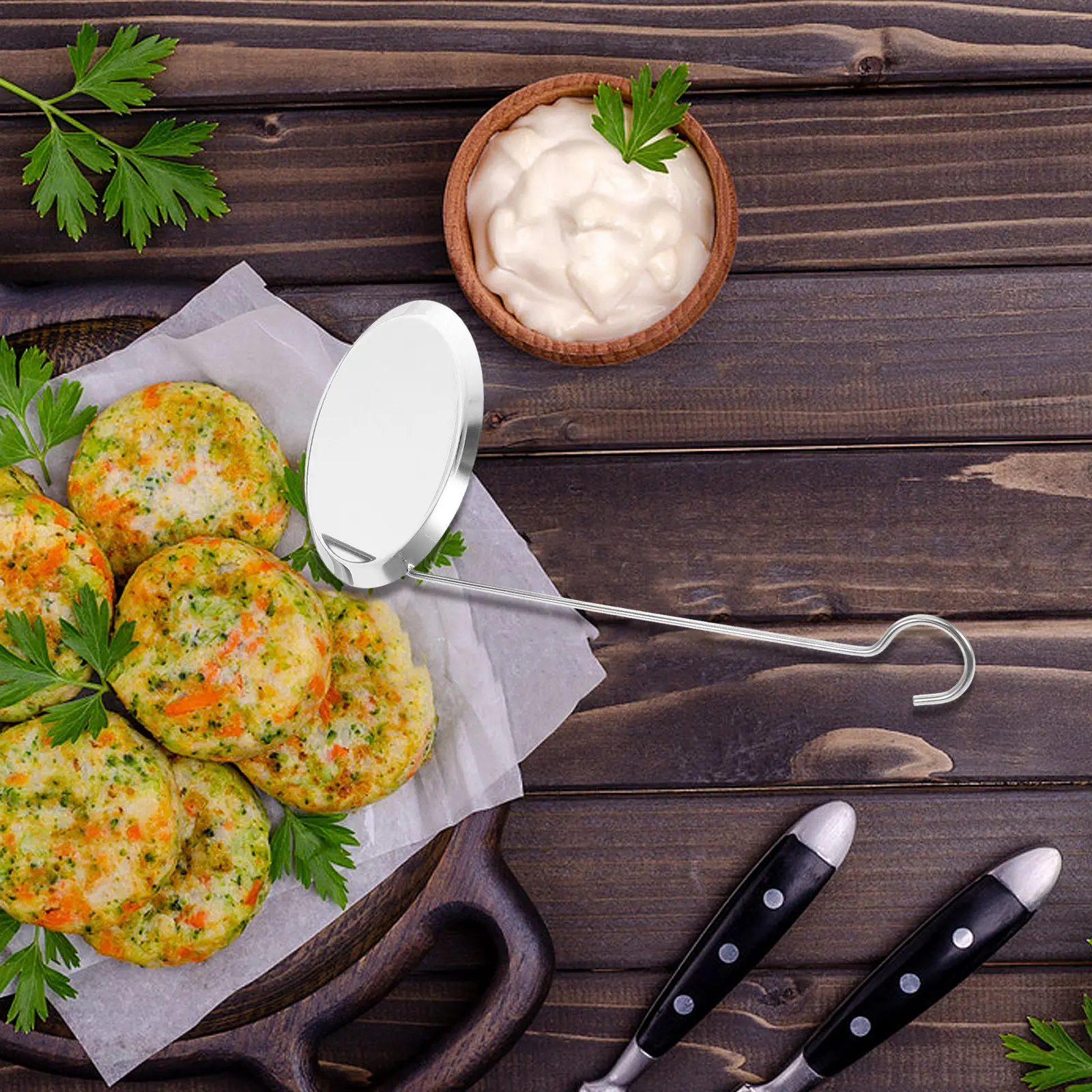 Non-Stick Frying Pancake Spoon - Home Cooking Restaurant ulasan dan harga