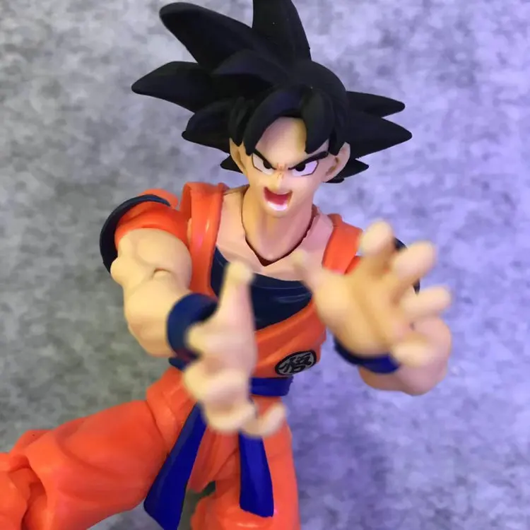 15.5cm Dragon Ball Z Son Goku joint movable Anime Doll Action Figure PVC toys Collection figures for friends gifts