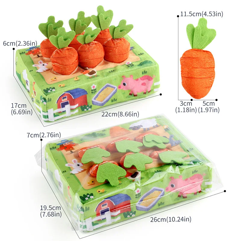 مونتيسوري لعب اطفال سحب الجزرة أفخم لعبة عدد شكل اللون مطابقة اللعب تطوير لعبة أطفال ألعاب تعليمية للأطفال