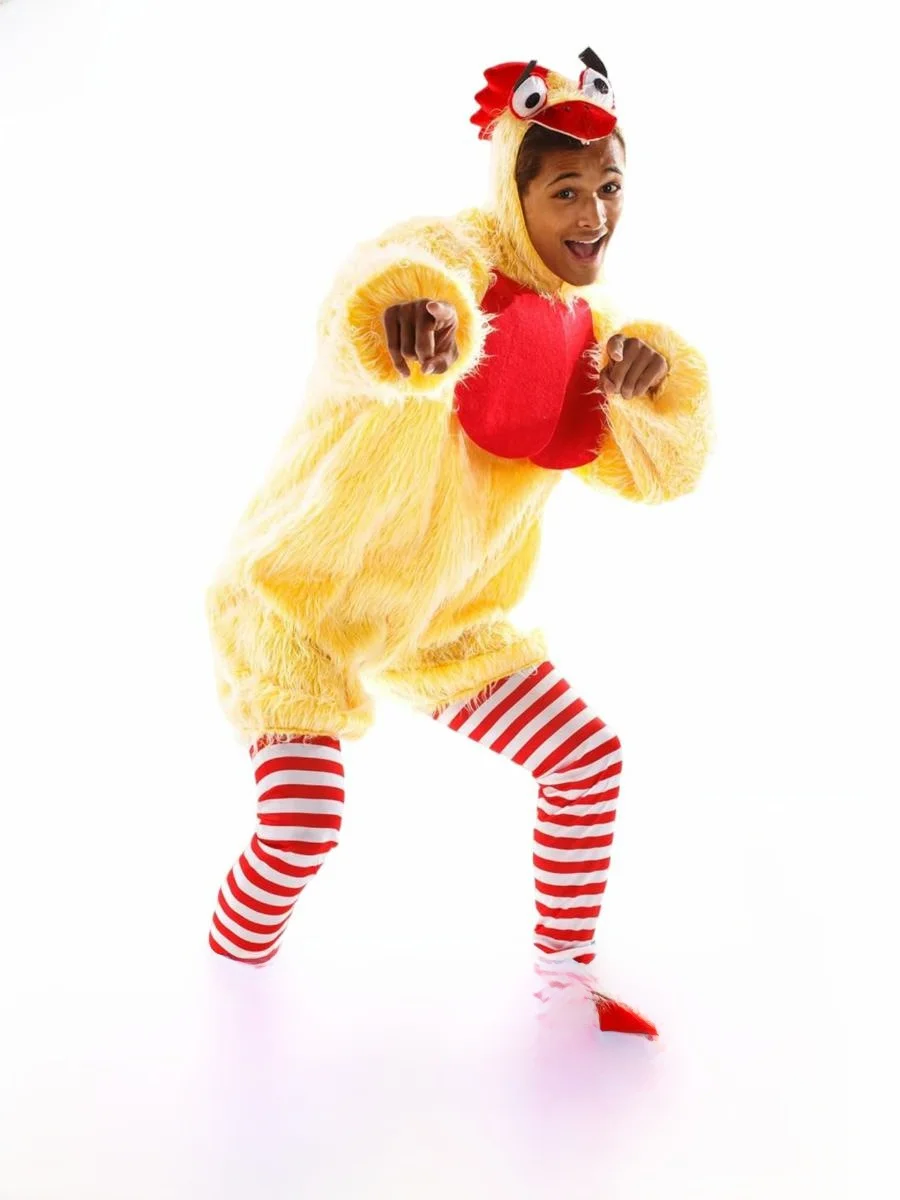 Neue Halloween Lustige Kostüm Kinder Leistung Kleidung Hahn Role-plang Cosplay Par Outfit Polyester Material