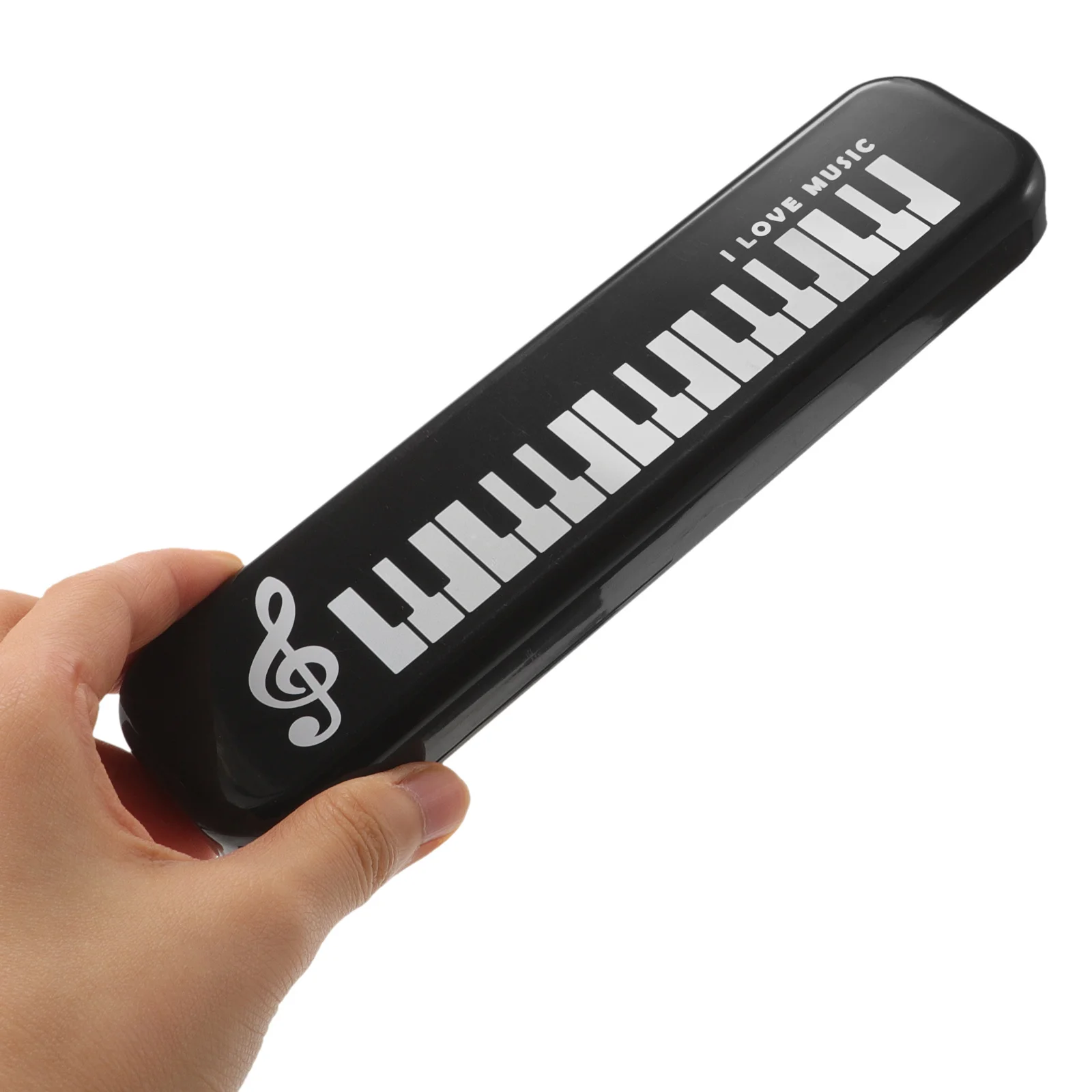 

Piano Keyboard Pencil Case Plastic Large Capacity Stationery Box Multifunction Organizer Pen Holder Makeup Brush Storage