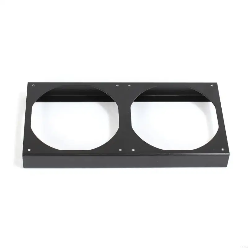 Cora Metal PC 팬 라이저 브래킷 12cm 팬 지원 컴퓨터 케이스 냉각 시스템을위한 최적화 된 공기 흐름