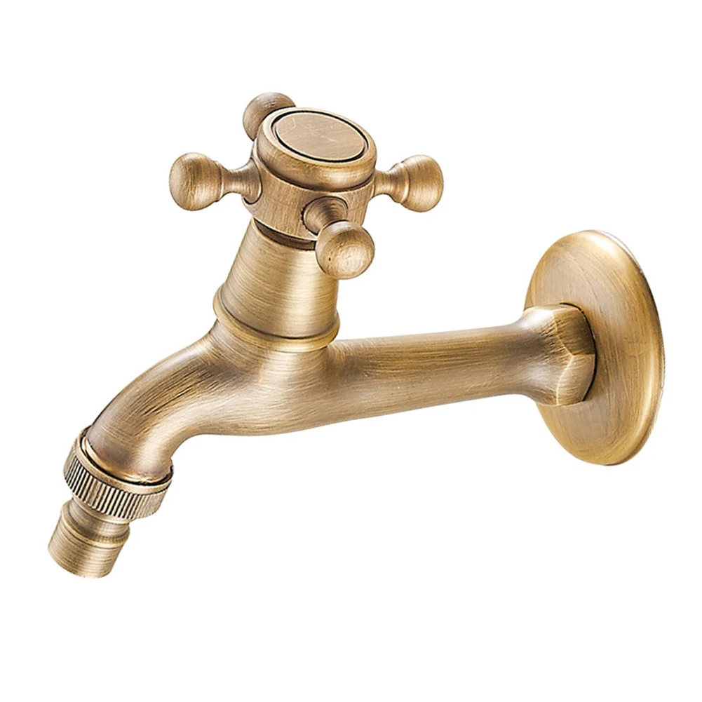 

Для универсальных помещений, латунный кран для воды, кран для воды с одной ручкой, зоны для стирки, золотой латунный кран с одной ручкой, смеситель