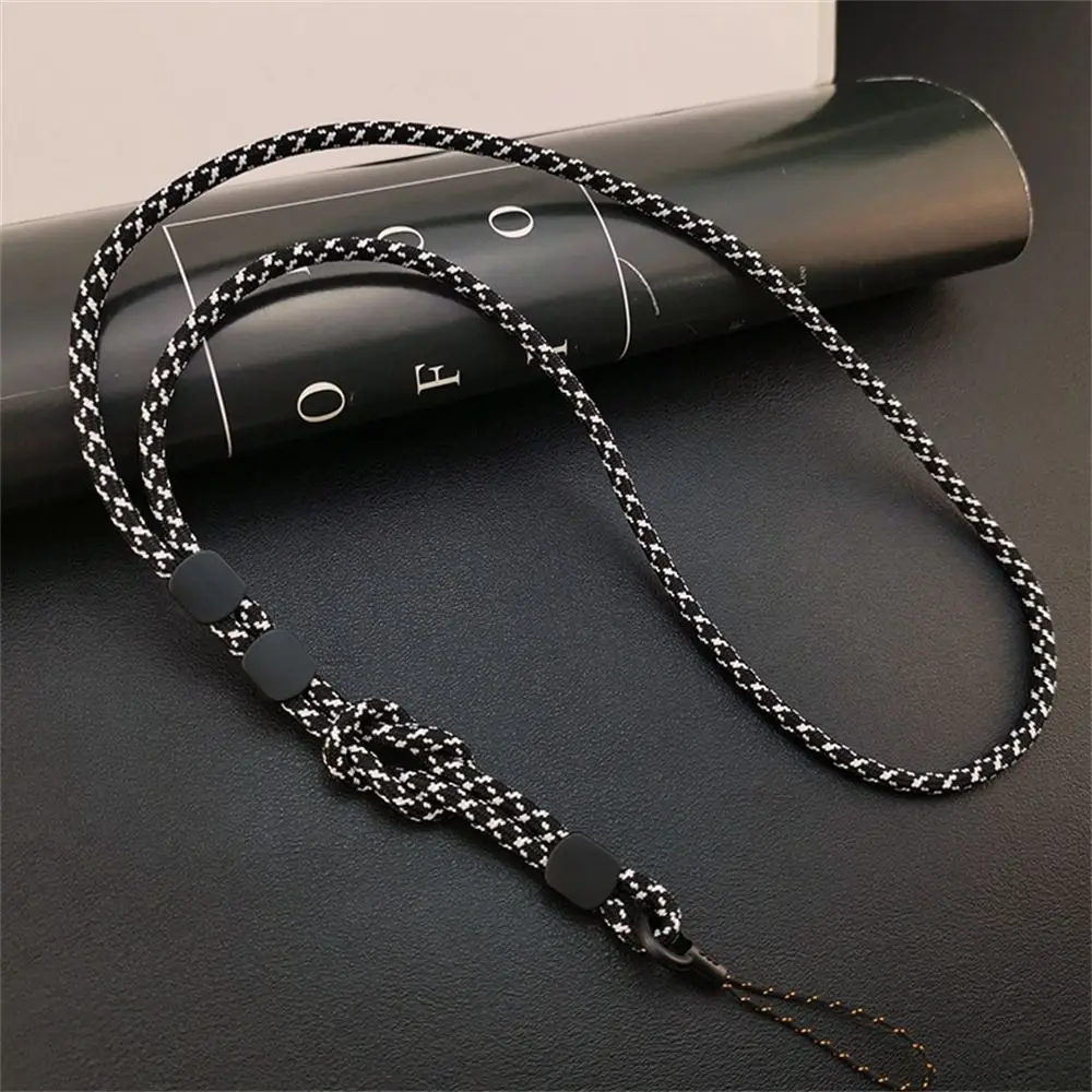 

Adjustable Mobile Phone Lanyard Long Neck Hand-woven Phone Hanging Chain Pendant Nylon Cellphone Straps Wrist Straps