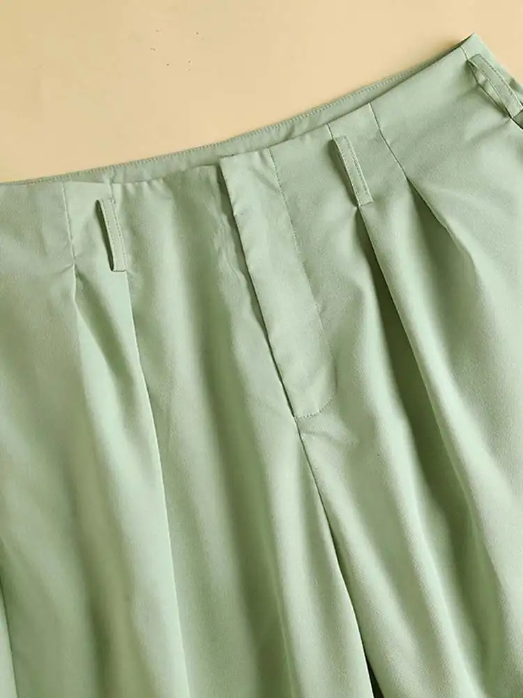 ZANZEA-pantalones cortos elegantes para mujer, pantalón informal de harén liso, ropa de calle para viaje, moda coreana, primavera y otoño, 2024