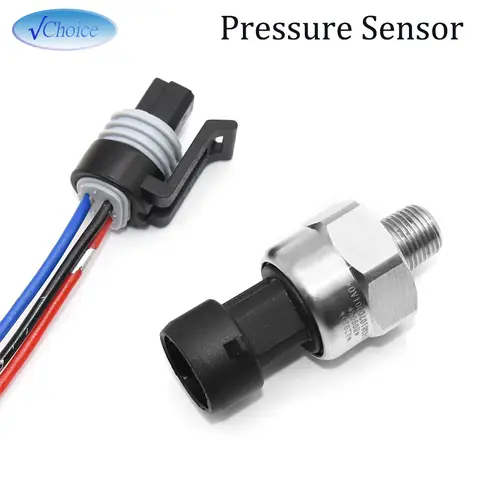 오일 압력 센서, 145psi, 215psi, 200psi, 500psi, DC 5V, 1/8NPT, 오일 연료 공기 압력 변환기, 송신기 센서, 1 개