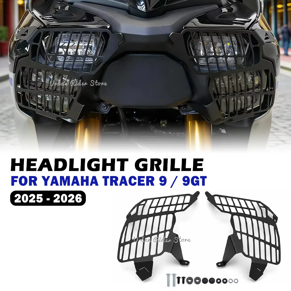 For Yamaha Tracer 9 9GT MT09 2025 2026 Motorcycle Accessories Headlight Grille Guard Headlamp Grille Cover