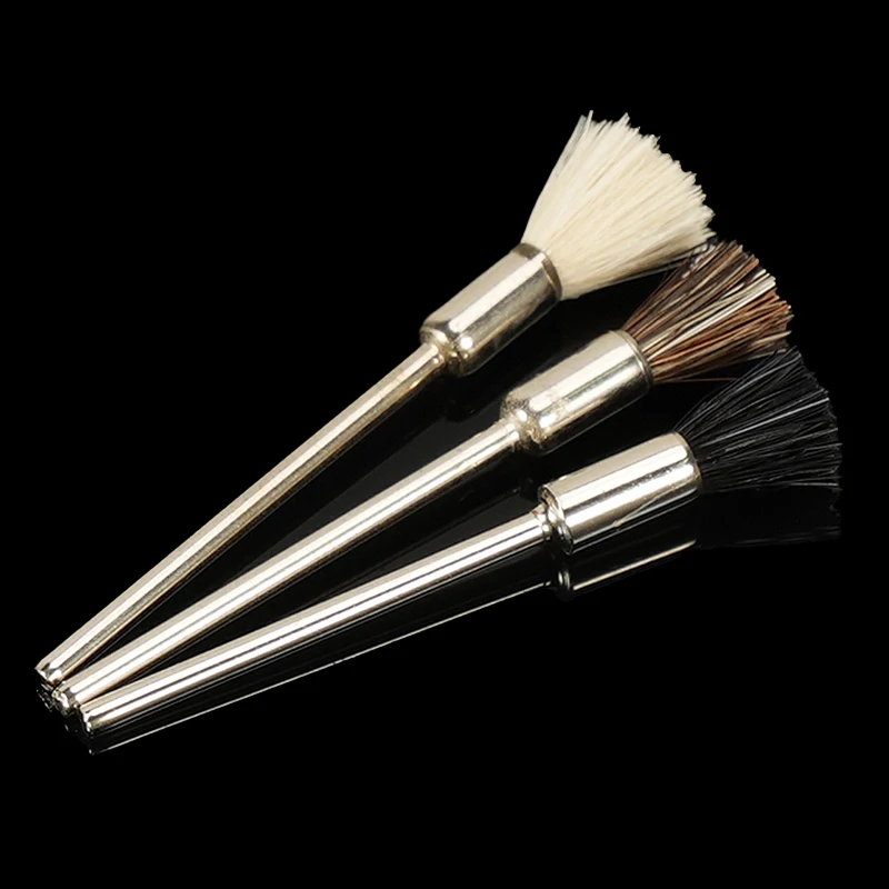

20pcs Polishing Wheels Bristle Steel Brass Wire Pen Shape Brushes Jewelry Abrasive Brush Dental Polisher Black Bristle Brush