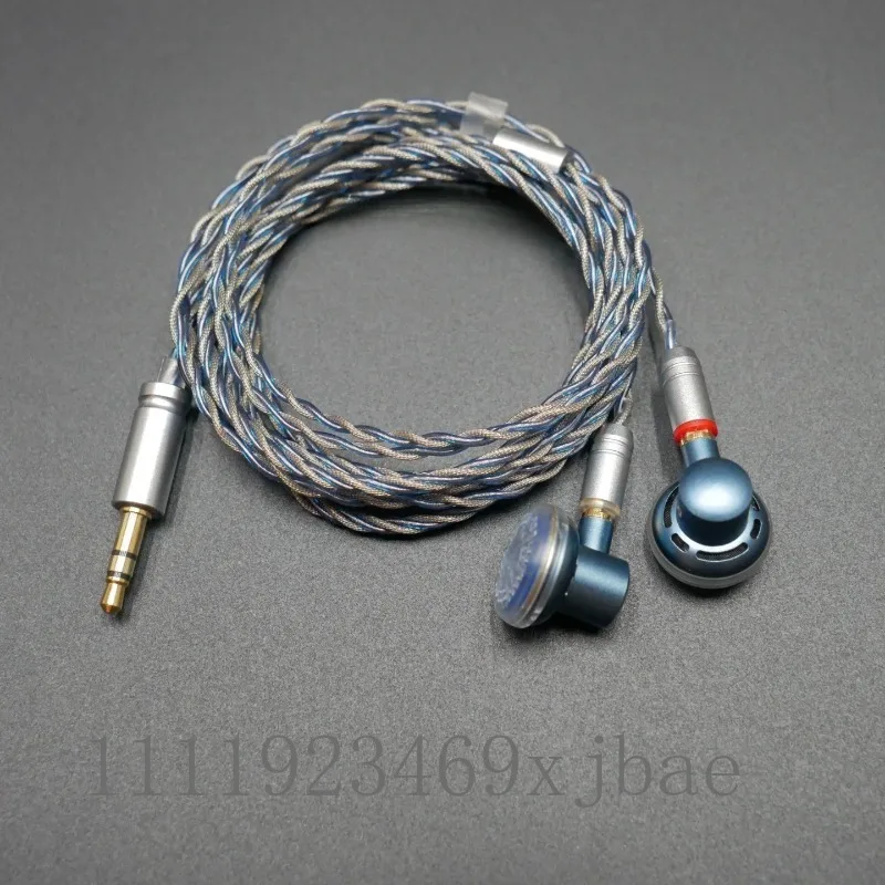 HiFi flat head plug earphones 300 ohms high resistance mmcx metal 3.5mm/4.4mm balance