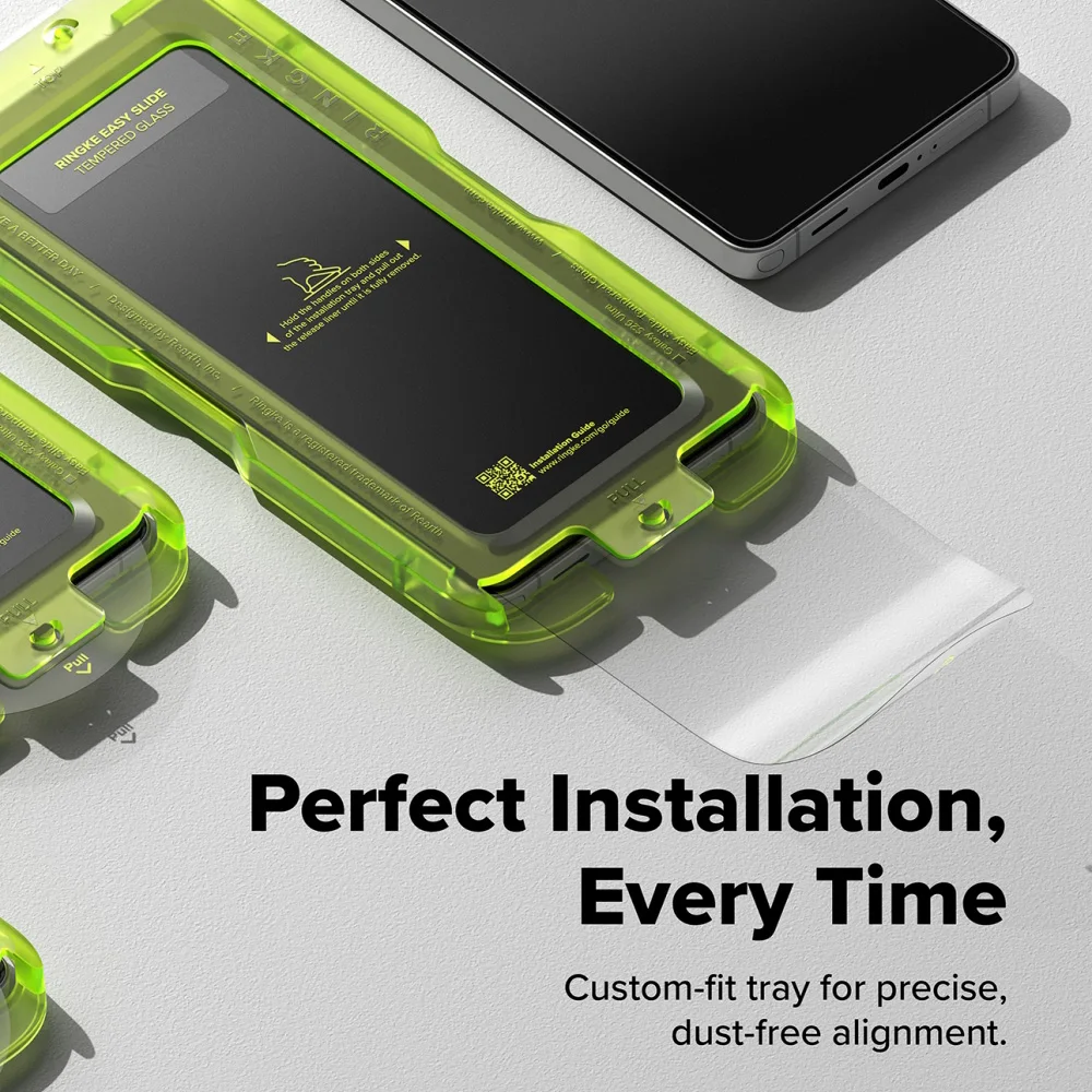 Szkło hartowane Ringke Easy Slide kompatybilne z Samsung Galaxy S26 Ultra [Łatwa instalacja] 2 sztuki — zdjęcie produktu 3