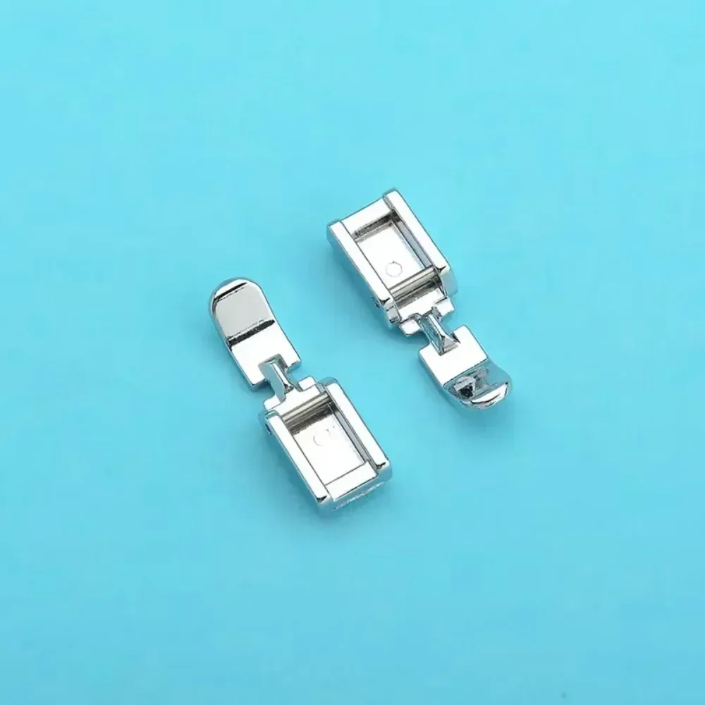 Zipper Sewing Machine Presser Foot Left Right Narrow Foot Compatible with Low Shank Snap On Singer Brother Sewing Accessories