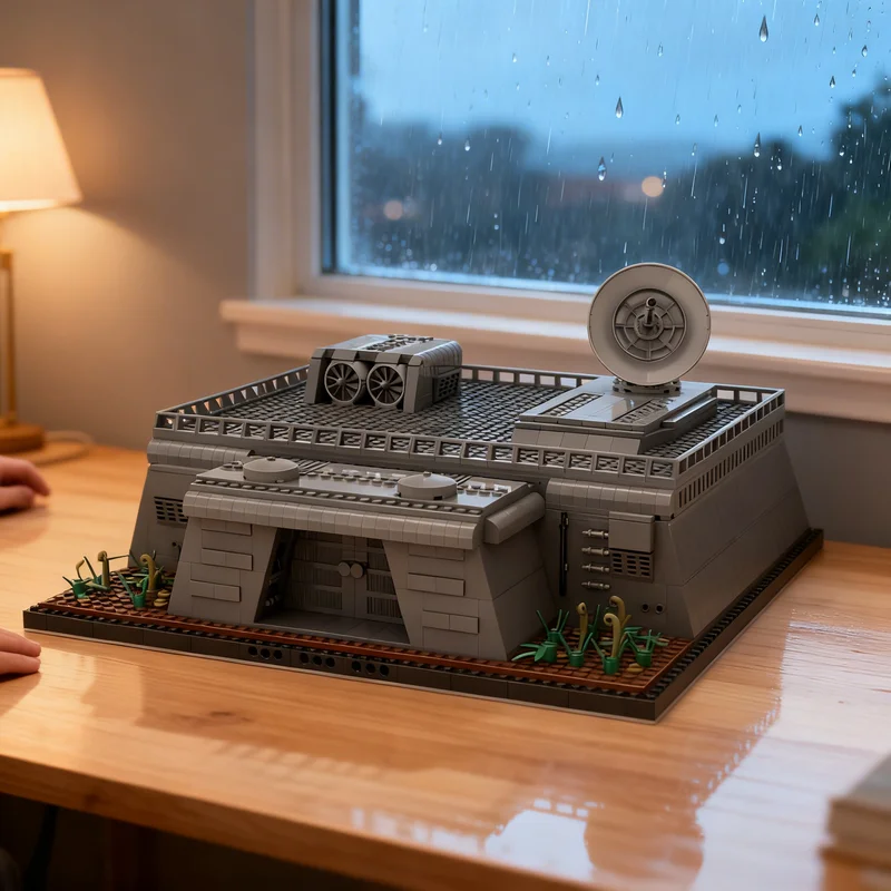 

2877pcs MOC SW Imperial Bunker On Endor Star Battle Model Building Blocks Architecture Toys Christmas Gifts Education Kids Toy