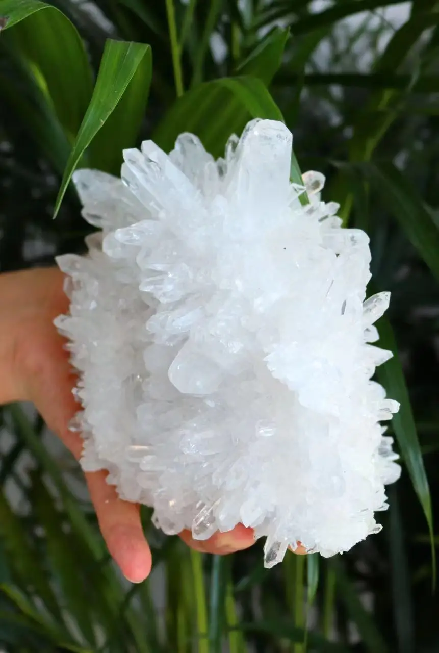 Natural Clear Quartz Crystal Cluster, Mineral Specimen, Healing Home Decoration, High Quality