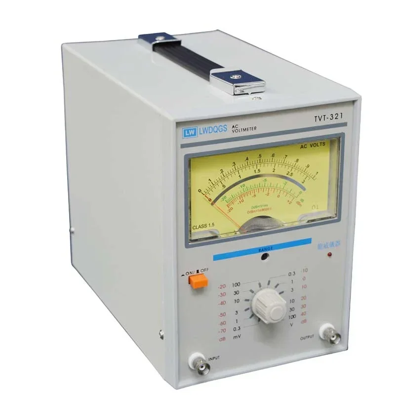 Tvt-321 Single-Pin Single-Channel Millivoltmeter/การทดสอบการควบคุมแรงดันไฟฟ้า/10M ความต้านทานอินพุต