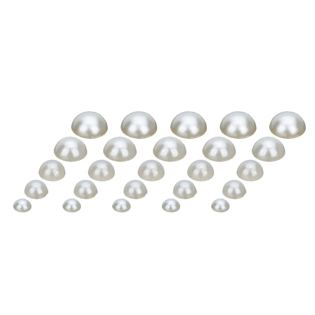 

1000 Pcs Pearl Patch Accessories Fashion Sticker Decor Stylish Paste Jewelry Making Craft Scrapbooking Elastic B