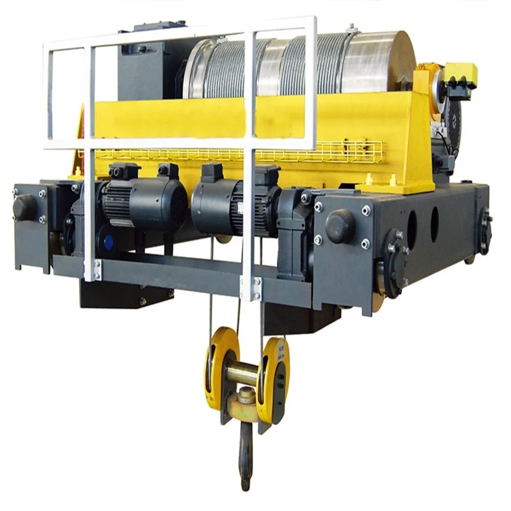 Trolley Crane Wire Rope Electric Hoist for Lifting Crane European Standard 1- 32 Ton